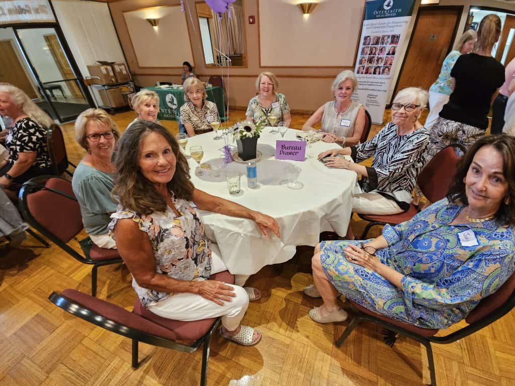Interfaith volunteers and guests at the 2025 Volunteer Appreciation event Aug. 14.
