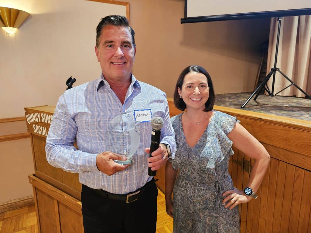 Interfaith's Community Partner of the Year, Michael Kiley of The Heritage Companies - Quincy