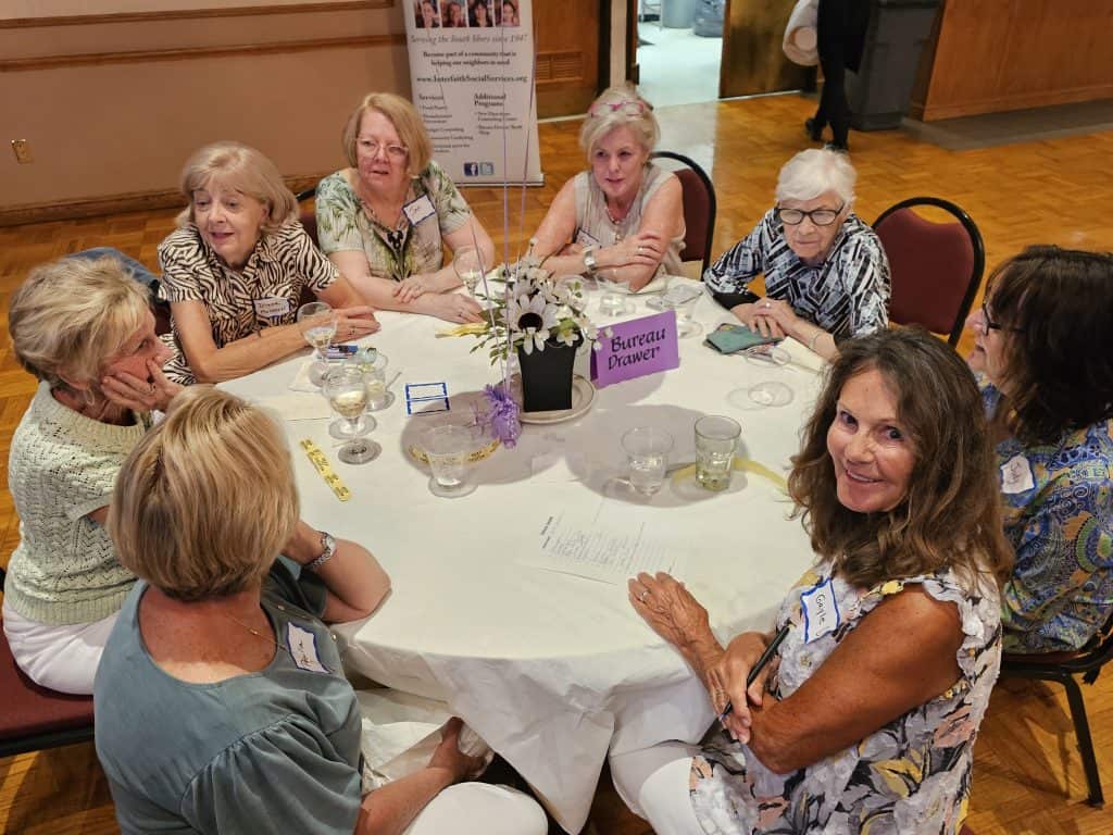 Interfaith volunteers and guests at the 2025 Volunteer Appreciation event Aug. 14.