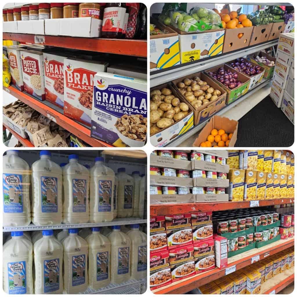 Food Pantry food collage