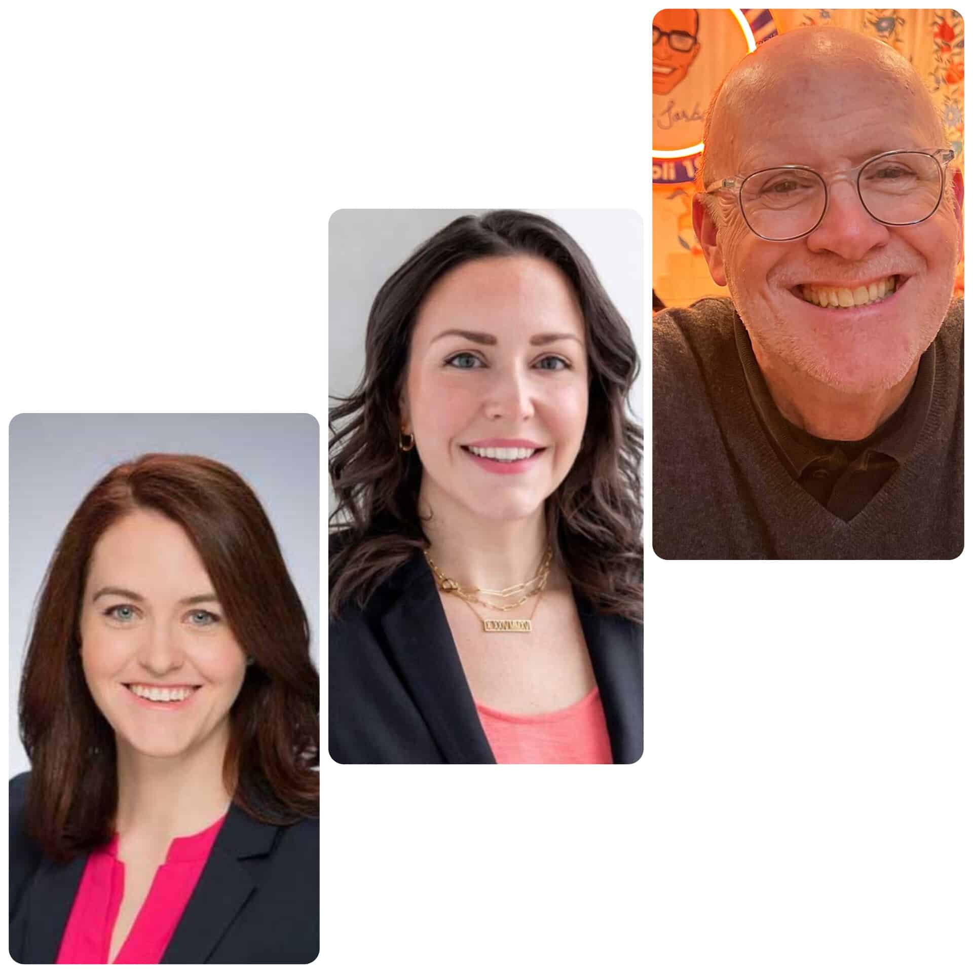 Lindsey Donovan, Julie Farrell, James Norris
