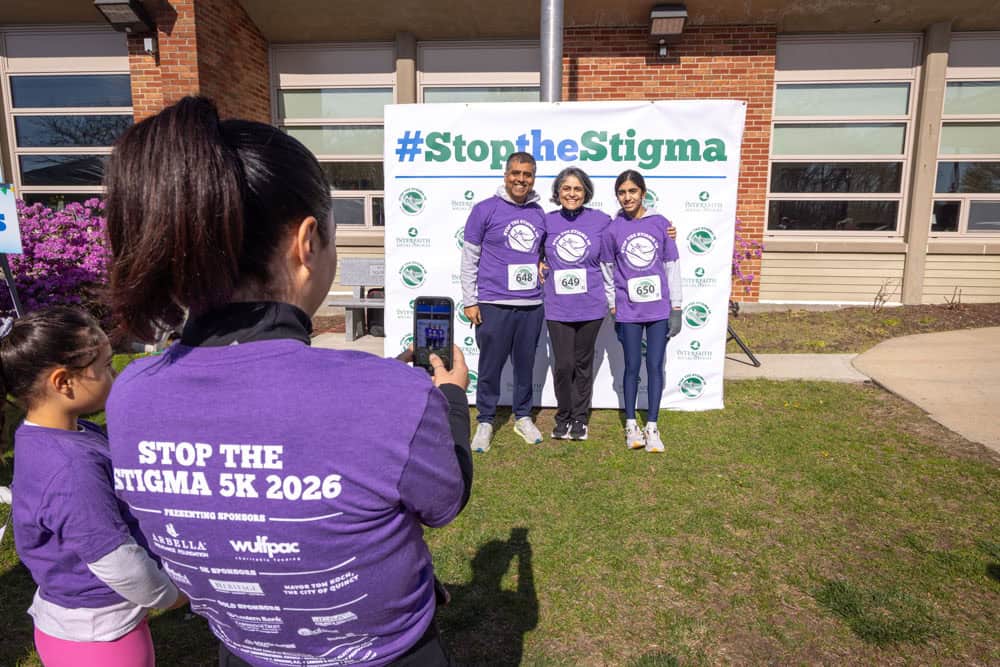 Stop the stigma 5k 2026 posing for photo