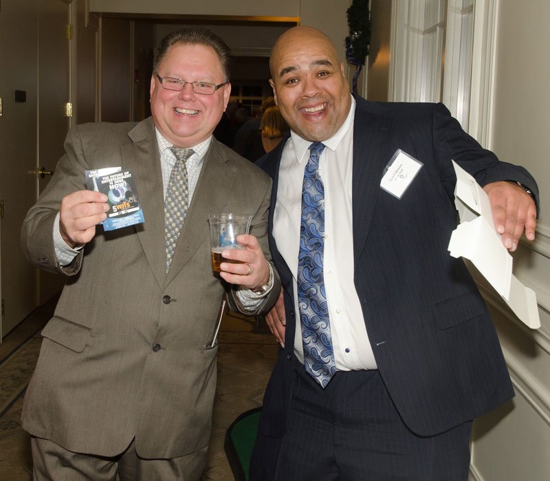 A Hole-In-One game winner with our Food Pantry Driver, Geoff Bowen. Photo by FayFoto Boston.