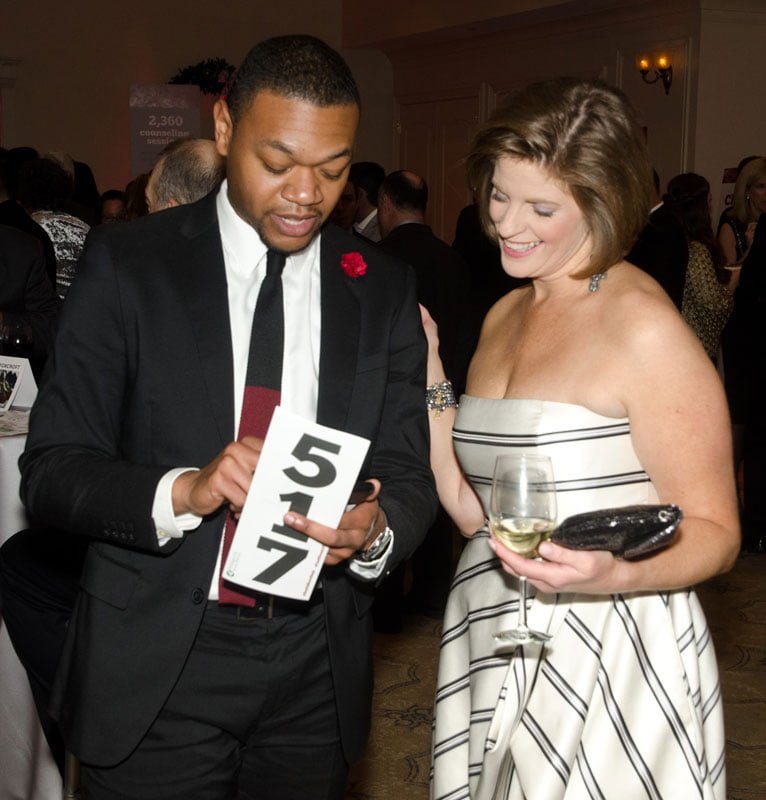 Glenn Marshall and gala co-chair Ally Donnelly. Photo by FayFoto Boston.