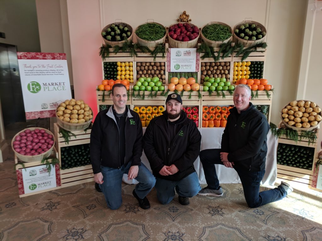 Michael Dwyer, Ryan Keyes & Joe Sullivan, from Fruit Center Marketplace spent hours setting up this amazing display.