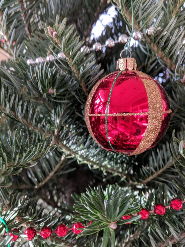 Decorated trees from Kennedy's Country Gardens